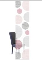 Vision S Schiebevorhang Digitaldruck Bambus-Optik Borden 260 x 60 cm Rose