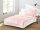 Irisette Mako-Satin Bettwäsche Set uni Linea 8021 rose 155 x 220 cm + 1 x Kissenbezug 80 x 80 cm