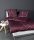 Janine Mako Satin Bettwäsche 2 teilig Bettbezug 155 x 220 cm Kopfkissenbezug 80 x 80 cm J. D. 87035-01 persischrot rosa
