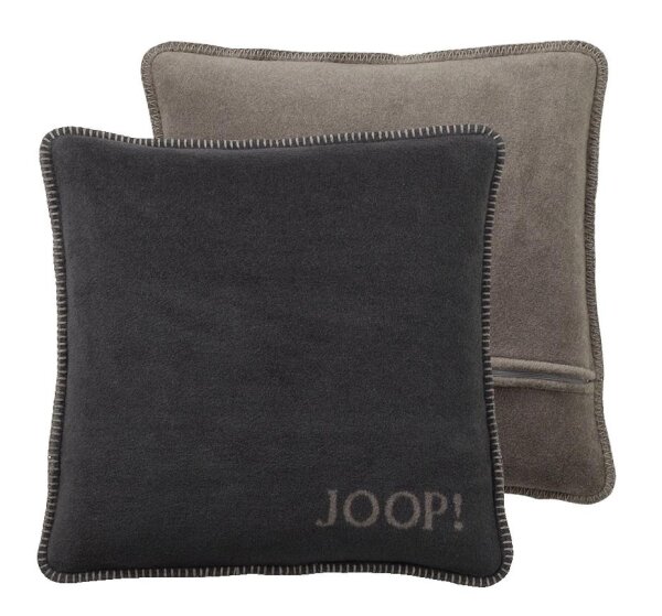 JOOP!Kissen UDF Kissenhülle Kissenhülle 50 x 50 Zierstich o.F.Anth.-Taupe