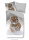 Good Morning Biber Bettwäsche 135 X 200 cm + 1 x 80 X 80 cm Snow Tiger grau