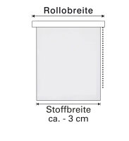 Gardinia EASYFIX Doppelrollo Triangle weiß/grau 45 x 150 cm