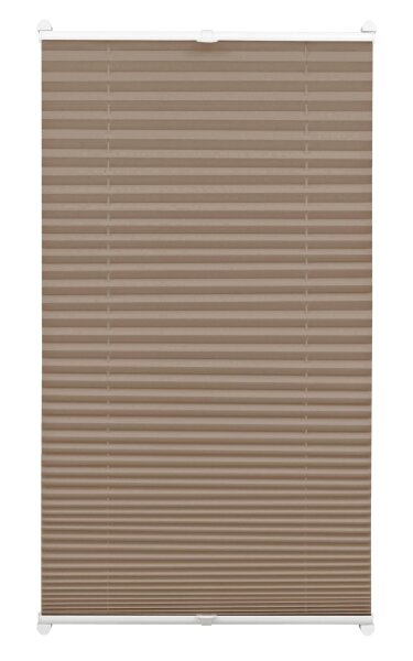 Gardinia EASYFIX Plissee mit 2 Bedienschienen taupe 45 x 130 cm