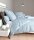 Janine Mako-Satin Bettwäsche 200X200+2x80x80 3 teilig  modernclassic 3912-32-620 perlblau