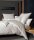 Janine Mako-Satin Bettwäsche 200X200+2x80x80 3 teilig  modernclassic 3912-37-620 naturell