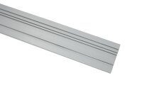 Gardinia Aluminium-Vorhangschiene 3-läufig aluminium 150 cm