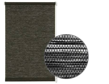 Gardinia EASYFIX Rollo Natur 115 black & white 120 x 150 cm