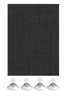 Gardinia Flexibler Sonnenschutz schwarz 40 x 80 cm