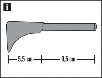 Gardinia Universal Träger 1- und 2-Lauf für Ø 20 mm weiß 15 cm