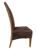 Soma Rattanstuhl Polsterstuhl Esszimmerstuhl Antonio prairie braun - grau oder schwarz (BxHxL) 47 x 105 x 58 cm cognac