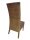 Soma Rattanstuhl Polsterstuhl Esszimmerstuhl Antonio prairie braun - grau oder schwarz (BxHxL) 47 x 105 x 58 cm cognac