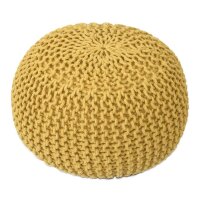 Soma Pouf Ø 55 cm Strickhocker Sitzpouf Sitzpuff...