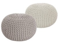 Soma Sitzhocker Pouf Hocker SET 2 Stück...