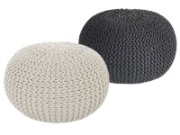 Soma Sitzhocker Pouf Hocker SET 2 Stück...