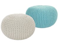 Soma Sitzhocker Pouf Hocker SET 2 Stück...