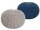 Soma Sitzhocker Pouf Hocker SET 2 Stück Grobstrick-Optik Ø 55 cm, H 37 cm (BxHxL) 55 x 37 x 55 cm beige & blau