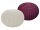 Soma Sitzhocker Pouf Hocker SET 2 Stück Grobstrick-Optik Ø 55 cm, H 37 cm (BxHxL) 55 x 37 x 55 cm natur & bordeux