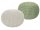 Soma Sitzhocker Pouf Hocker SET 2 Stück Grobstrick-Optik Ø 55 cm, H 37 cm (BxHxL) 55 x 37 x 55 cm natur & neon