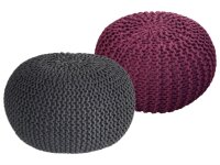 Soma Sitzhocker Pouf Hocker SET 2 Stück...