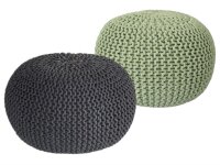 Soma Sitzhocker Pouf Hocker SET 2 Stück...