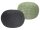 Soma Sitzhocker Pouf Hocker SET 2 Stück Grobstrick-Optik Ø 55 cm, H 37 cm (BxHxL) 55 x 37 x 55 cm grau & neon