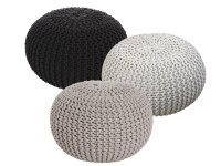 Soma Sitzhocker Pouf Hocker SET 3 Stück...