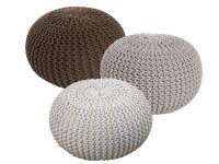 Soma Sitzhocker Pouf Hocker SET 3 Stück...