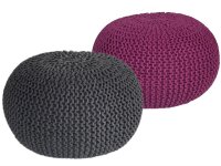 Soma Sitzhocker Pouf Hocker SET 2 Stück...