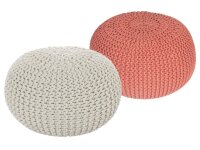 Soma Sitzhocker Pouf Hocker SET 2 Stück...