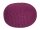 Soma Pouf Ø 55 cm Strickhocker Sitzpouf Sitzpuff Grobstrick-Optik extrahoch Höhe 37 cm (BxHxL) 55 x 37 x 55 cm violett