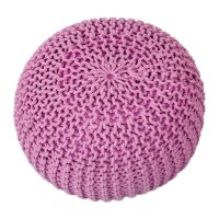 Soma Pouf Ø 55 cm Strickhocker Sitzpouf Sitzpuff...