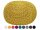 Soma PREMIUM Pouf Sitzpouf Strickhocker Strickpuff Ø 55 cm Innen & Außen waschbar brillante Farben! (BxHxL) 55 x 37 x 55 cm gelb - freesia