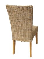 Soma Esszimmer Stühle Rattanstühle Set Cardine 4 Stück mit/ohne Sitzkissen (BxHxL) 48 x 98 x 60 cm cappuccino mit Sitzkissen