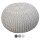 Soma Strickhocker Pouf Ø 45 cm Sitzpouf Sitzpuff Grobstrick-Optik Pouf Strick Bodenkissen Höhe 30 cm (BxHxL) 45 x 30 x 45 cm natur - wollweiß