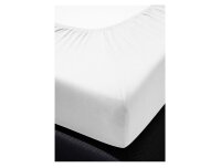 Irisette Interlock-Jersey Betttuch Neptun 0005  weiss  100 x 200 cm 5-10 weiss