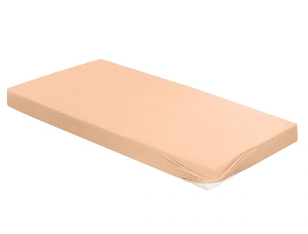 Irisette Interlock-Jersey Betttuch Neptun 0005  apricot  100 x 200 cm 5-50 apricot