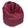 Soma PREMIUM Sitzsack-Set Gaming-Sessel mit Hocker Bamba ø 60 H 70 cm formstabil u. pflegeleicht 3 Farben (BxHxL) 60 x 70 x 60 cm rot - bordeaux