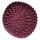 Soma Strickhocker Pouf Ø 45 cm Sitzpouf Sitzpuff Grobstrick-Optik Pouf Strick Bodenkissen Höhe 30 cm (BxHxL) 45 x 30 x 45 cm bordeaux