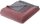 Biederlack Tagesdecke Kuscheldecke 130 x 170 cm Plaid rouge-graphit