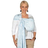 Hoppediz Ring-Sling Amsterdam aqua blau/weiß...