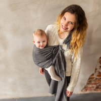 Hoppediz Ring-Sling Popeline, Denim schwarz Black...