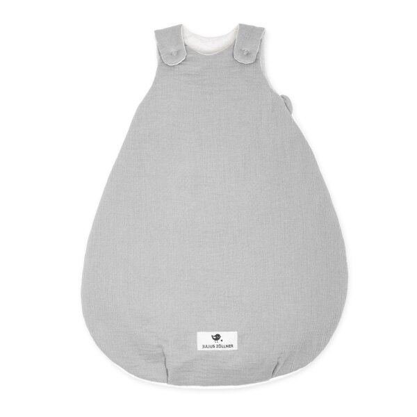 Julius Zöllner grau Babyschlafsack Musselin 62x68