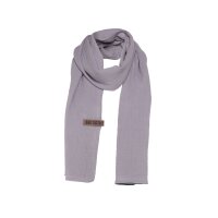 Knit Factory Liv Schal 200x40 cm Glatt Grau