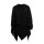 Knit Factory Jazz Poncho capes One Size Glatt Schwarz