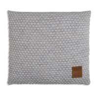 Knit Factory Juul Kissen 50x50 cm Wabe Beige Grau