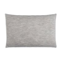 Knit Factory Juul Kissen 60x40 cm Wabe Beige Grau