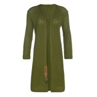 Knit Factory Luna Strickjacke 40/42 Glatt Grün