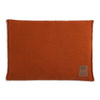 Knit Factory Uni Kissen 60x40 cm Glatt Rot