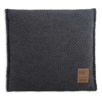 Knit Factory Lynn Kissen 50x50 cm Glatt Anthrazit