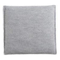 Knit Factory Lynn Kissen 50x50 cm Glatt Grau